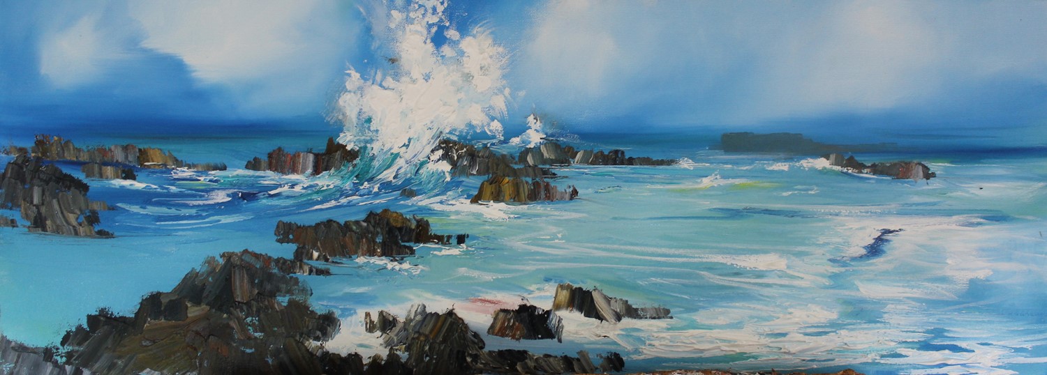 'Surging Tide ' by artist Rosanne Barr